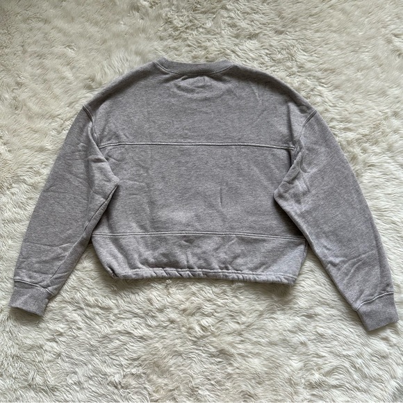 Spiritual Gangster Sweatshirt Canyon Crewneck Pullover Cropped Heather Gray S - Picture 4 of 12